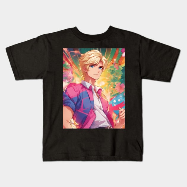 Experience the power of friendship Kids T-Shirt by animegirlnft